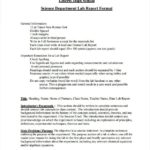 Formal Lab Report Template