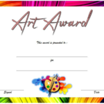 Free Art Certificate Templates