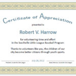 Free Certificate Of Appreciation Template Downloads