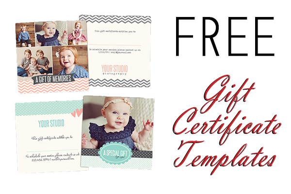 Free Photography Gift Certificate Template