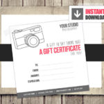 Free Photography Gift Certificate Template