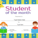 Free Printable Student Of The Month Certificate Templates