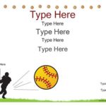 Free Softball Certificate Templates