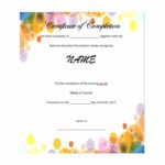 Free Training Completion Certificate Templates