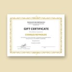 Gift Certificate Template Publisher