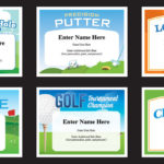 Golf Certificate Templates For Word