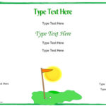 Golf Certificate Templates For Word