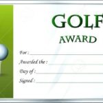 Golf Gift Certificate Template