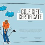 Golf Gift Certificate Template