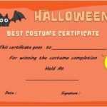 Halloween Costume Certificate Template (9) - TEMPLATES EXAMPLE ...