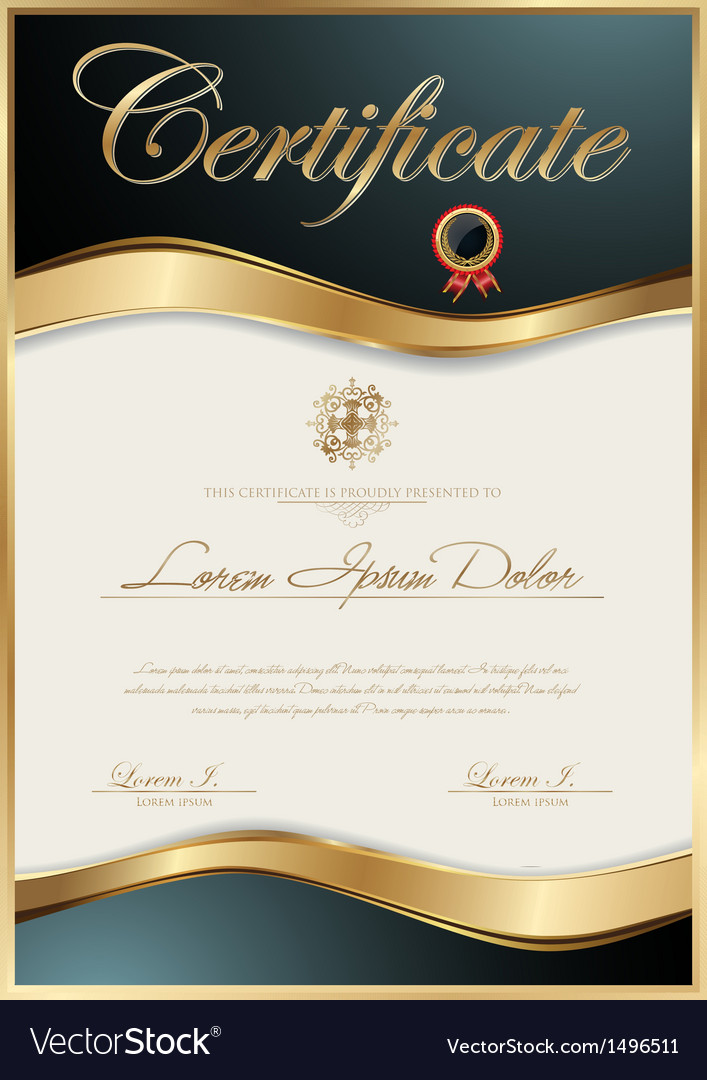 High Resolution Certificate Template