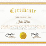 High Resolution Certificate Template