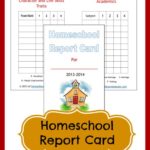 Homeschool Report Card Template