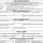 Hurt Feelings Report Template