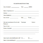 Incident Report Form Template Word