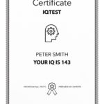 Iq Certificate Template