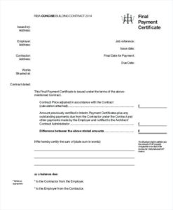 Jct Practical Completion Certificate Template - TEMPLATES EXAMPLE ...