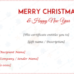 Kids Gift Certificate Template