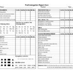 Kindergarten Report Card Template