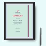 Leaving Certificate Template