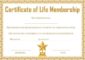 Life Membership Certificate Templates (1) - TEMPLATES EXAMPLE ...