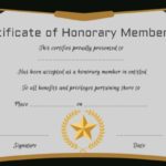 Life Membership Certificate Templates