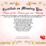 Love Certificate Templates