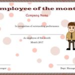 Manager Of The Month Certificate Template