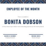 Manager Of The Month Certificate Template