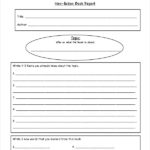 Middle School Book Report Template