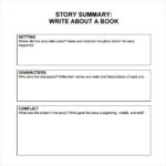 Middle School Book Report Template