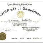 Mock Certificate Template