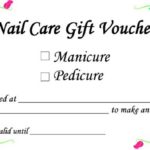 Nail Gift Certificate Template Free