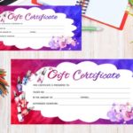 Nail Gift Certificate Template Free