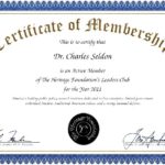 New Member Certificate Template