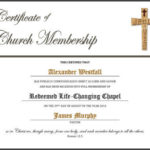 New Member Certificate Template