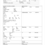 Nursing Report Sheet Template