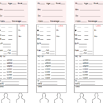 Nursing Report Sheet Template