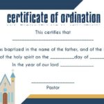 Ordination Certificate Template