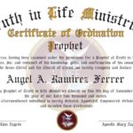 Ordination Certificate Template