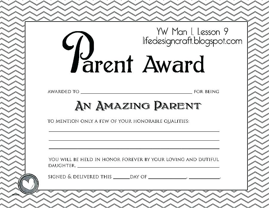 Pageant Certificate Template