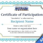 Participation Certificate Templates Free Download