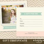 Photoshoot Gift Certificate Template