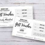 Photoshoot Gift Certificate Template