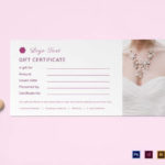 Photoshoot Gift Certificate Template