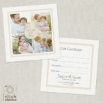 Photoshoot Gift Certificate Template