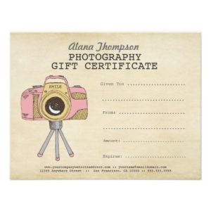 Photoshoot Gift Certificate Template (4) TEMPLATES EXAMPLE Photoshoot Gift Certificate Template (4) TEMPLATES EXAMPLE