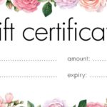 Pink Gift Certificate Template