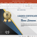 Powerpoint Award Certificate Template