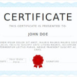 Powerpoint Award Certificate Template